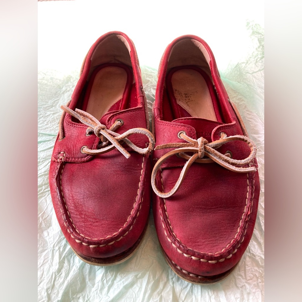 Authentic Frye Quincy deck shoes